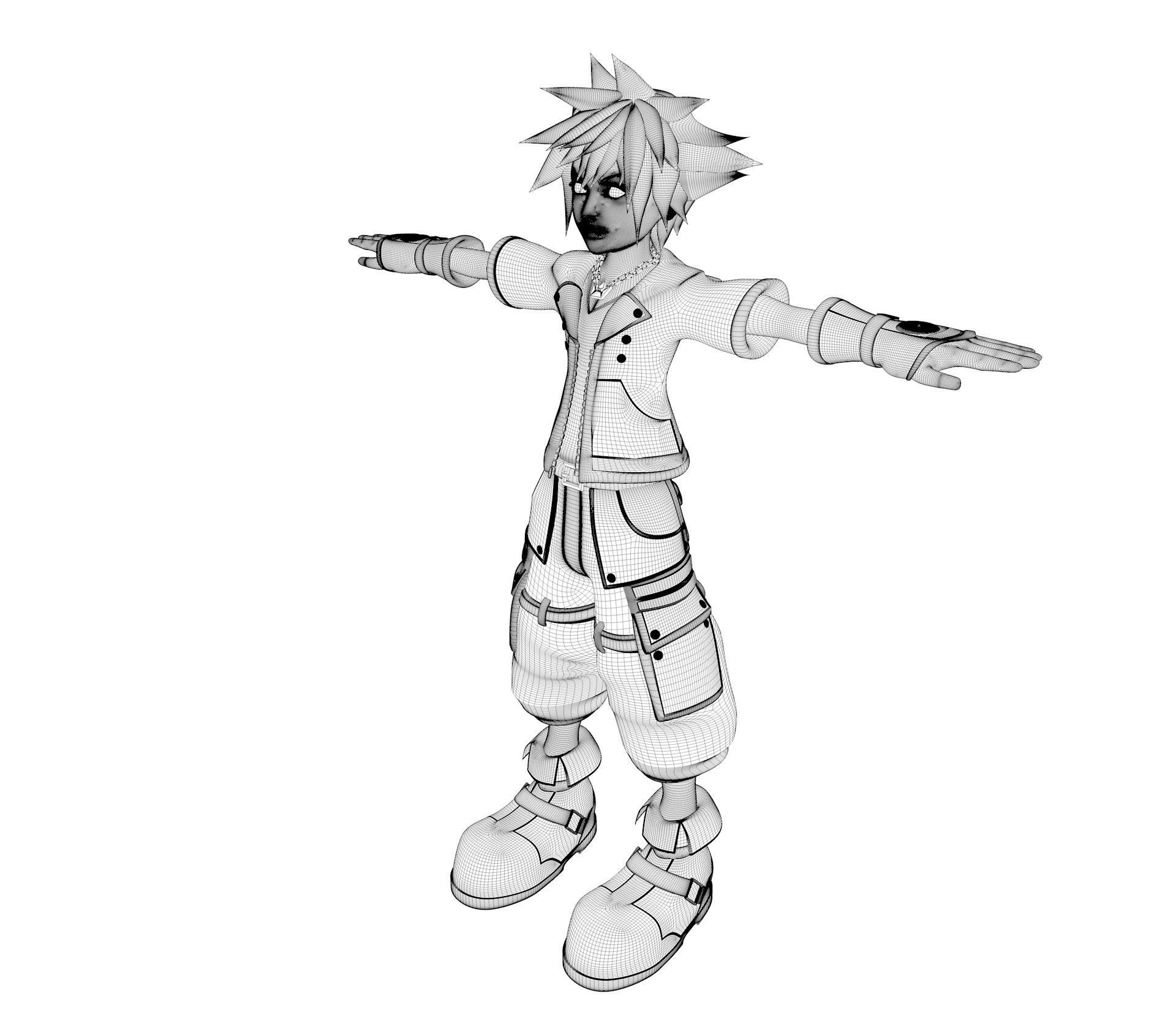 Fantasy Character - Sora 3D model_4