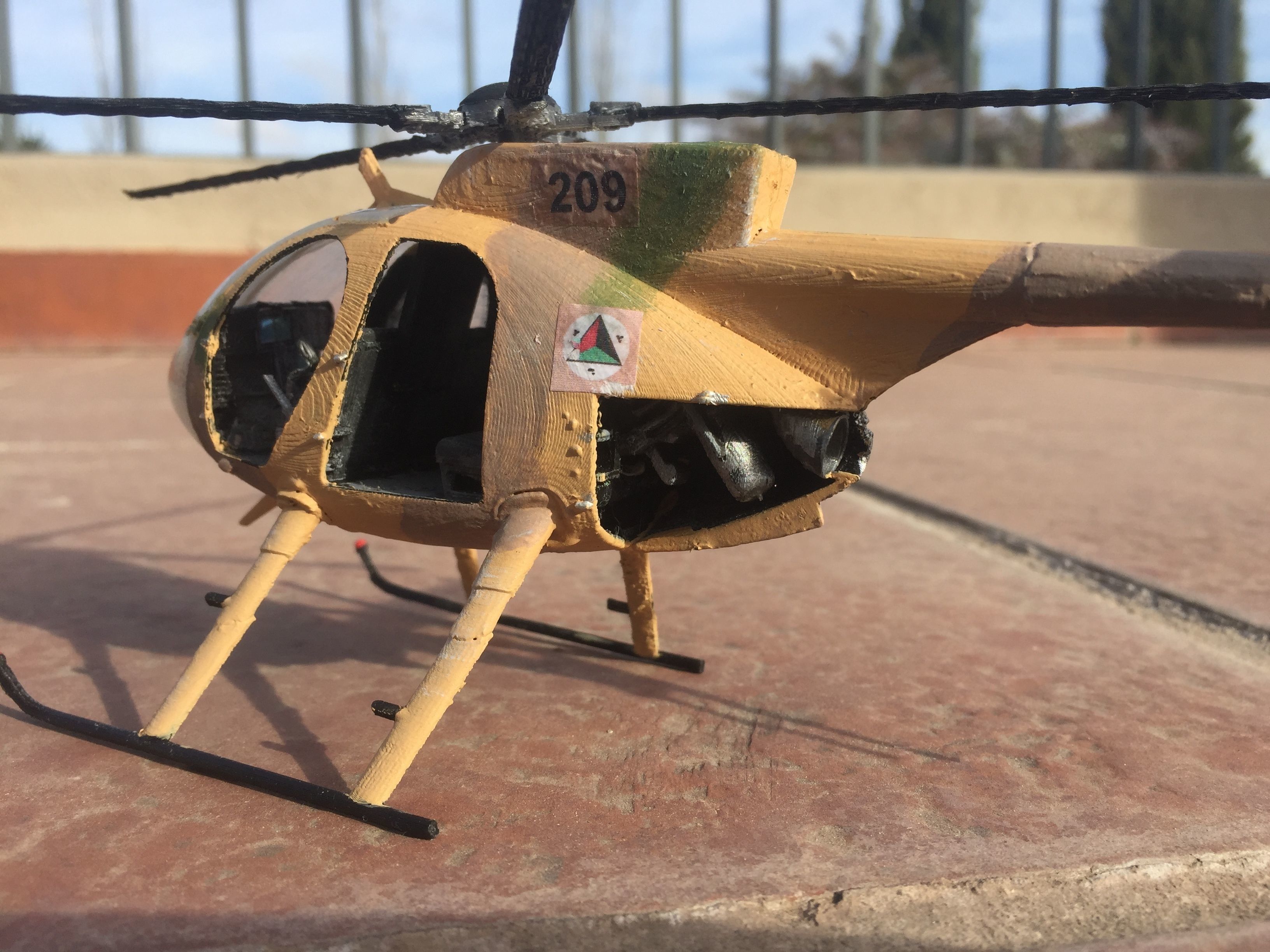 MD530 HELICOPTER - SCALE MODEL - ASSEMBLY KIT 3D print model_21