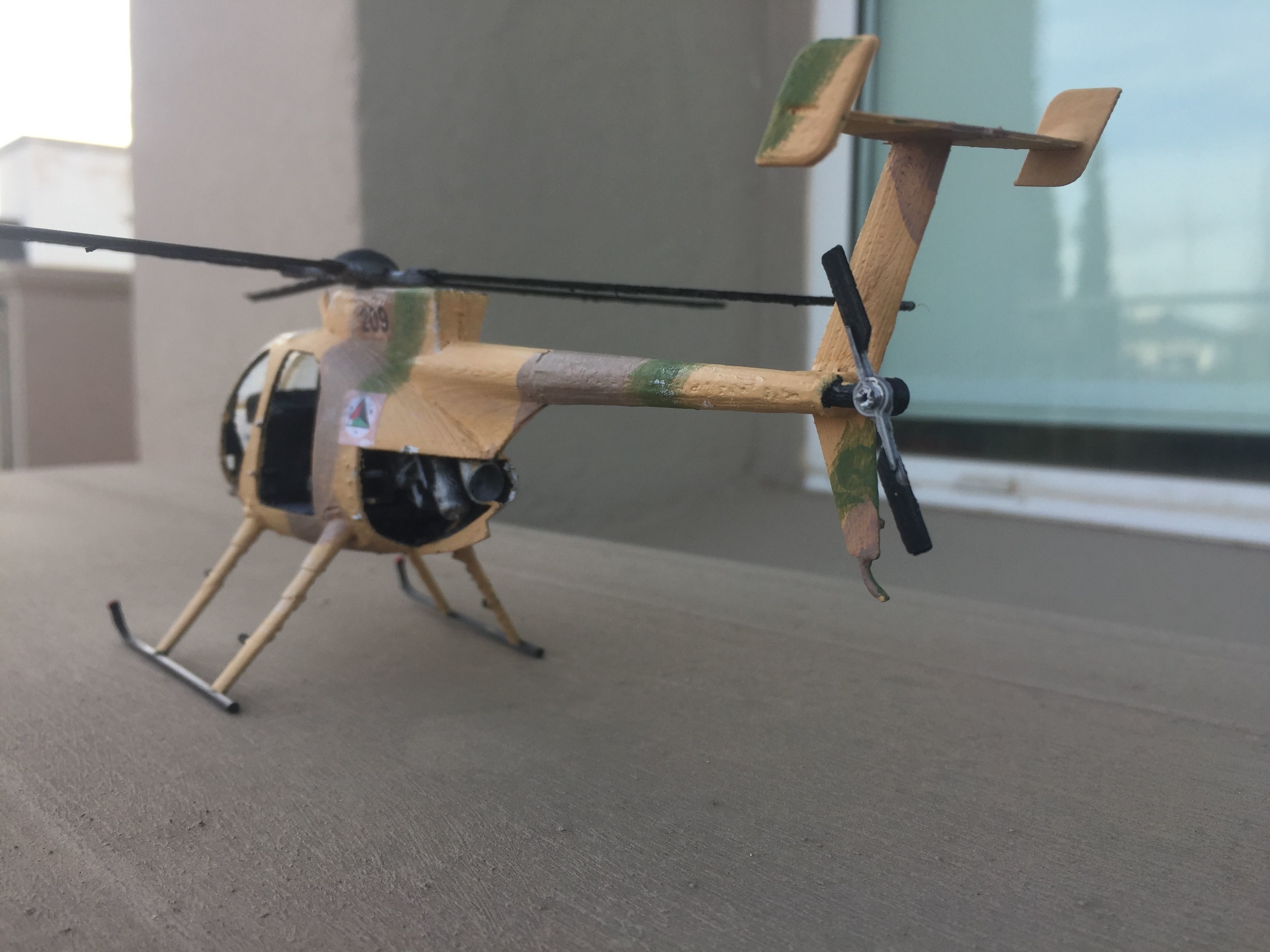 MD530 HELICOPTER - SCALE MODEL - ASSEMBLY KIT 3D print model_18