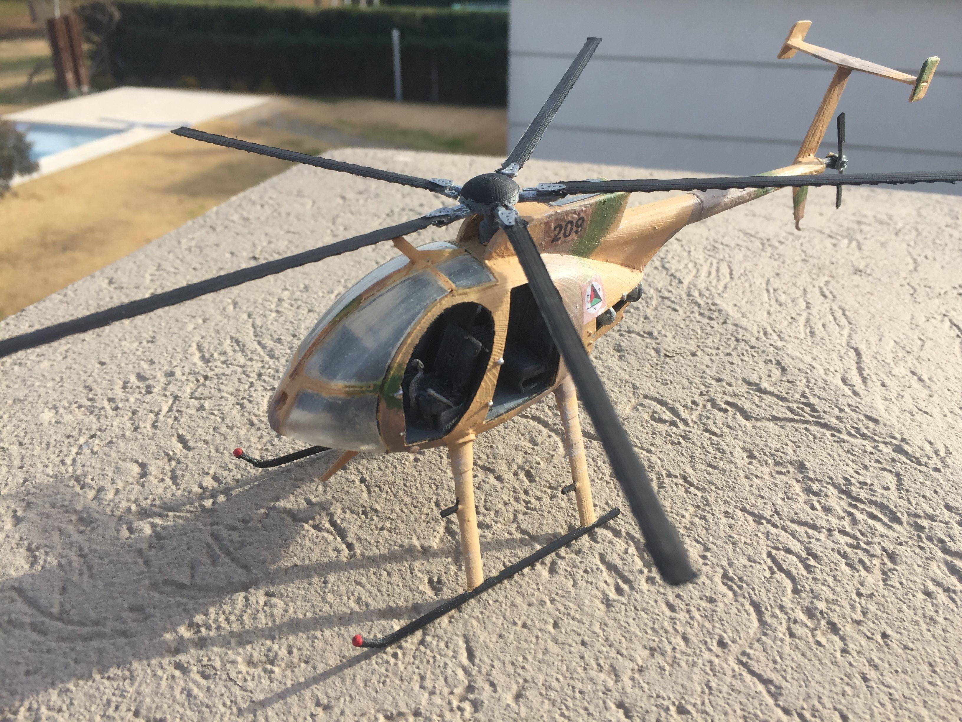 MD530 HELICOPTER - SCALE MODEL - ASSEMBLY KIT 3D print model_22