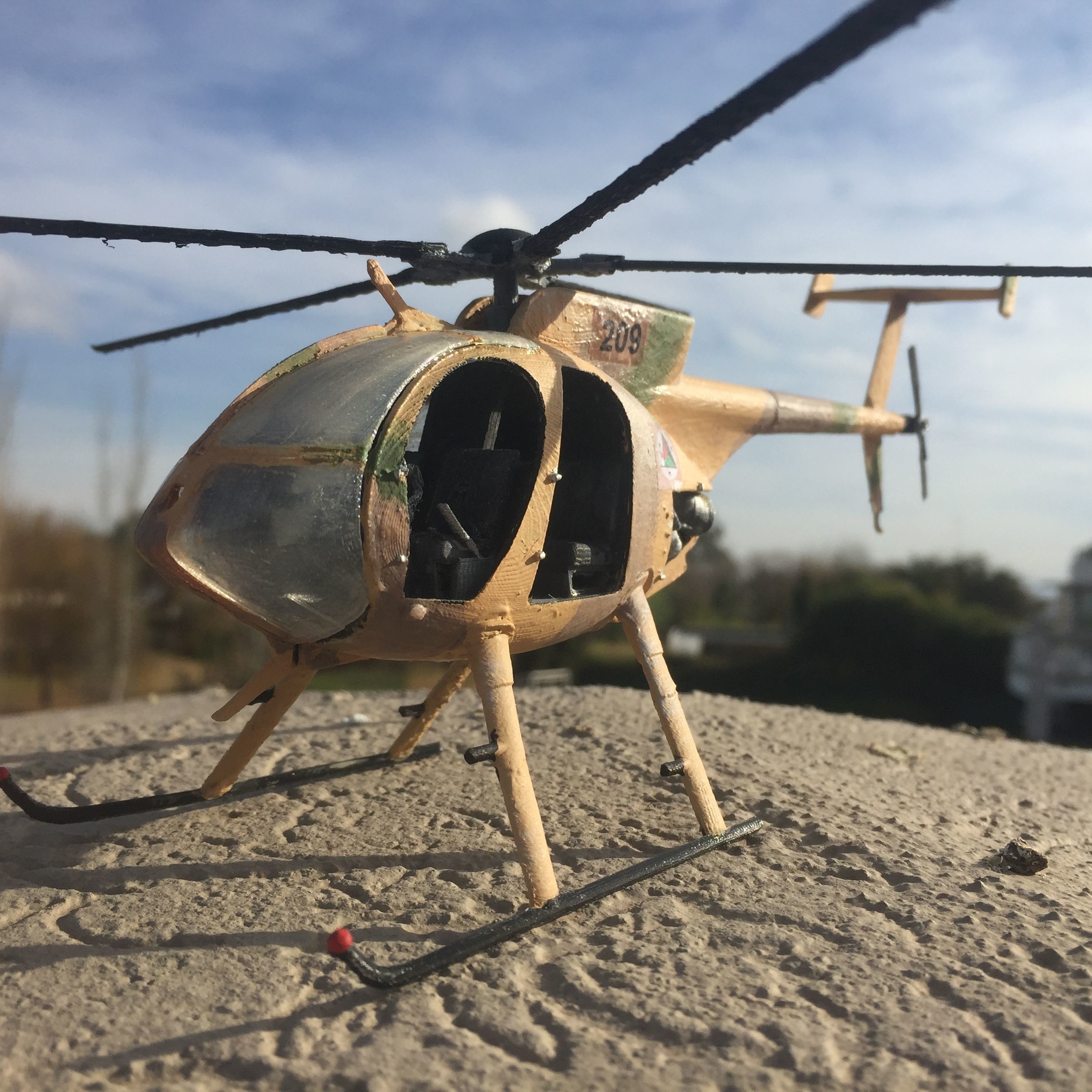 MD530 HELICOPTER - SCALE MODEL - ASSEMBLY KIT 3D print model_16
