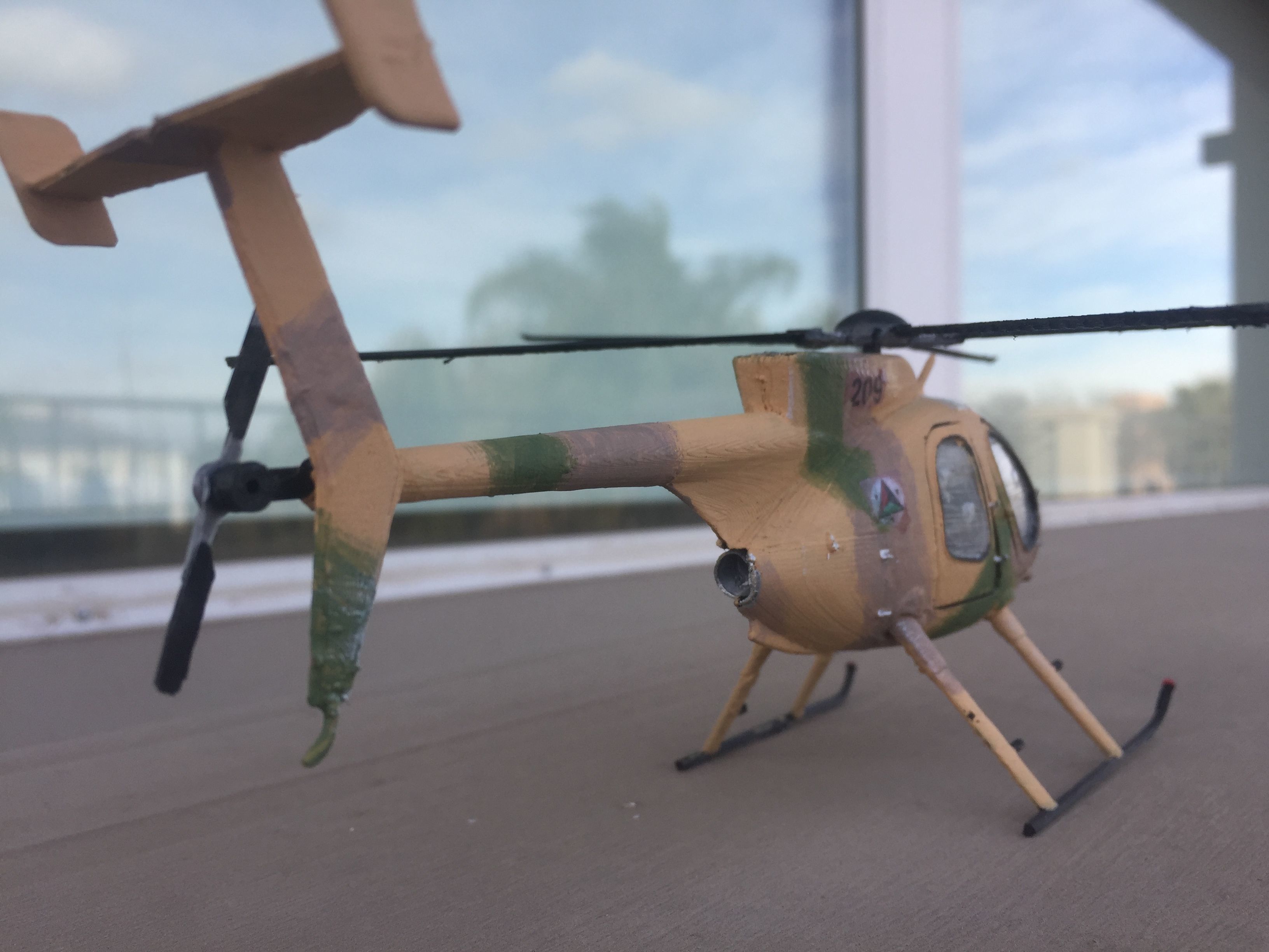 MD530 HELICOPTER - SCALE MODEL - ASSEMBLY KIT 3D print model_19