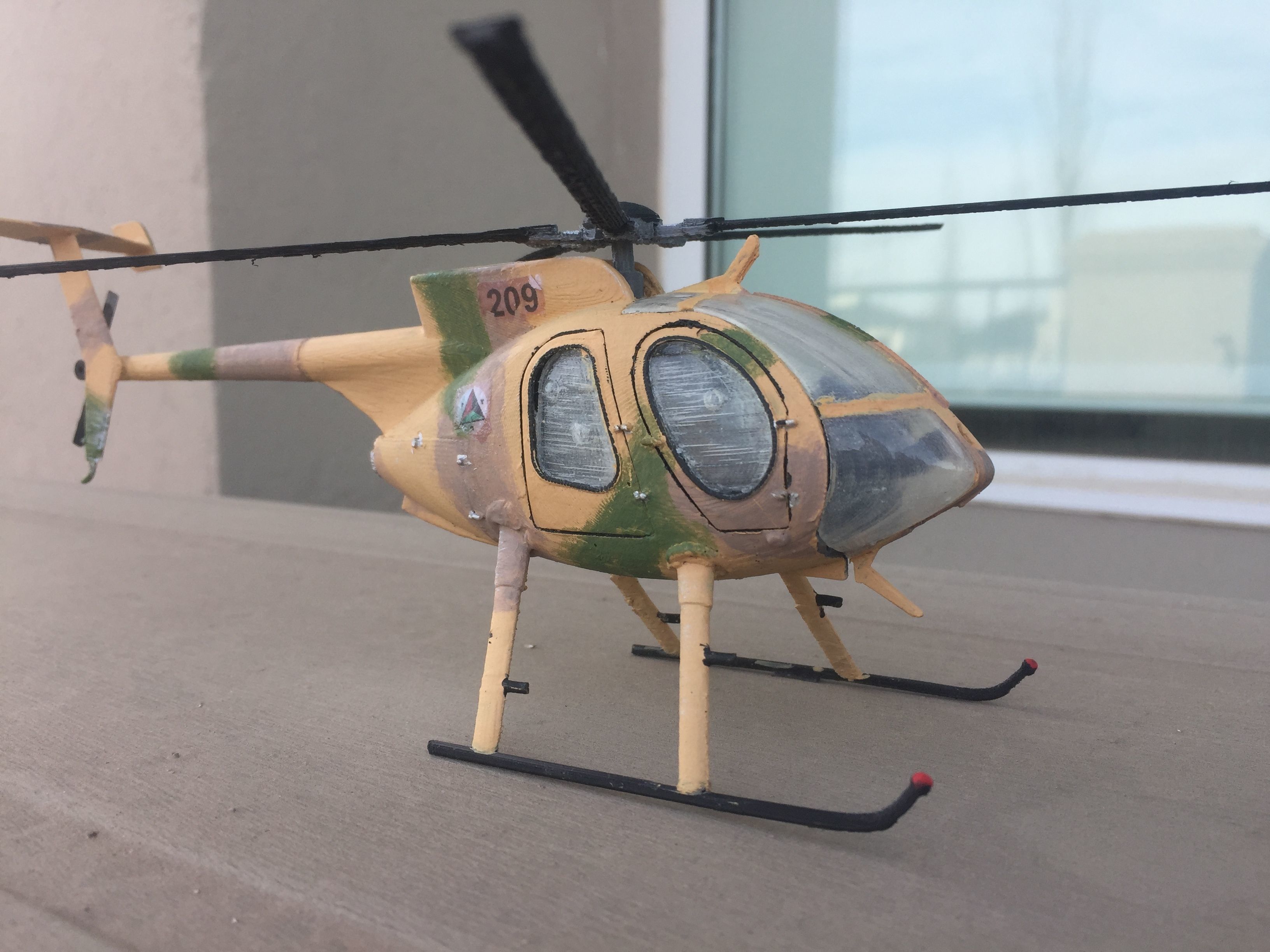 MD530 HELICOPTER - SCALE MODEL - ASSEMBLY KIT 3D print model_20