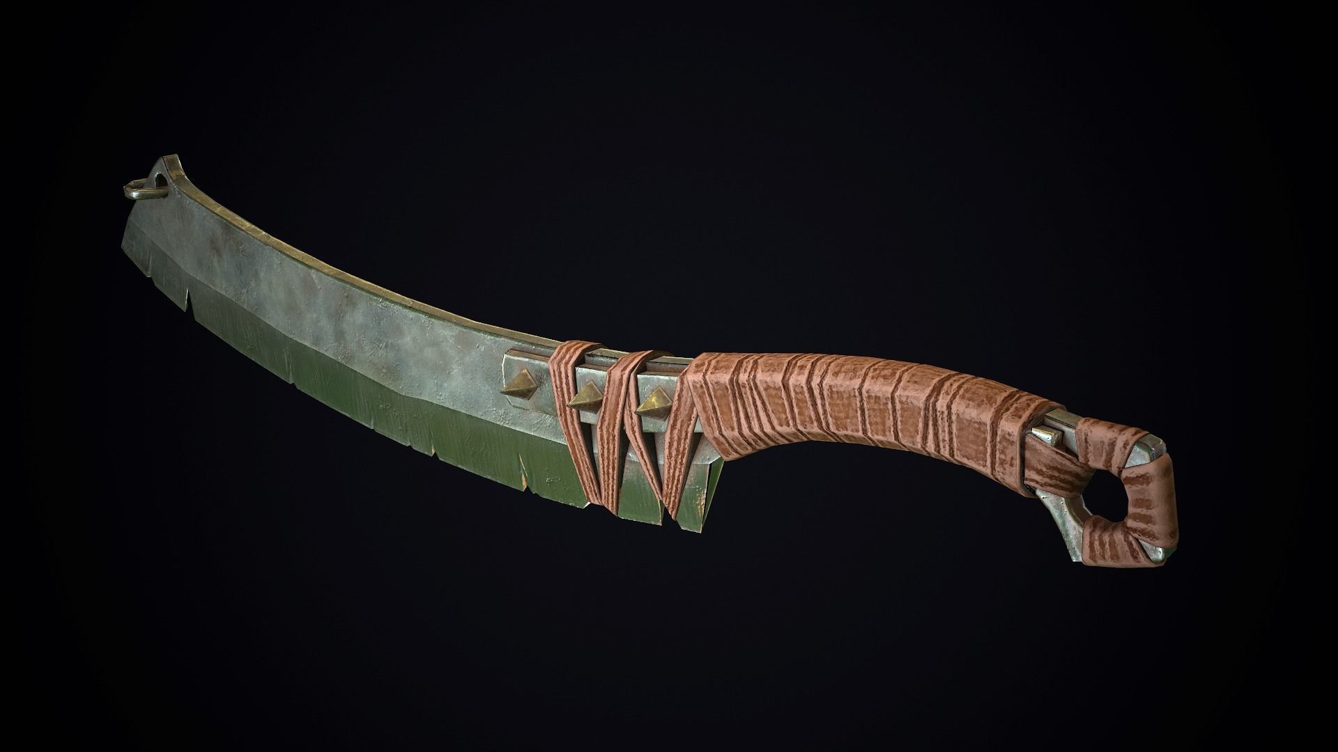 Orcish Slasher 1 Low-poly 3D model_3