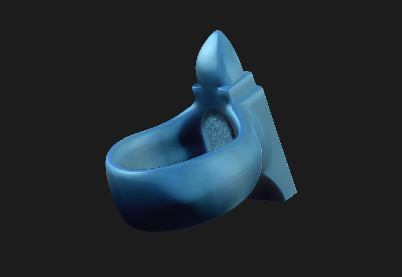 Anvil Ring 3D print model_9