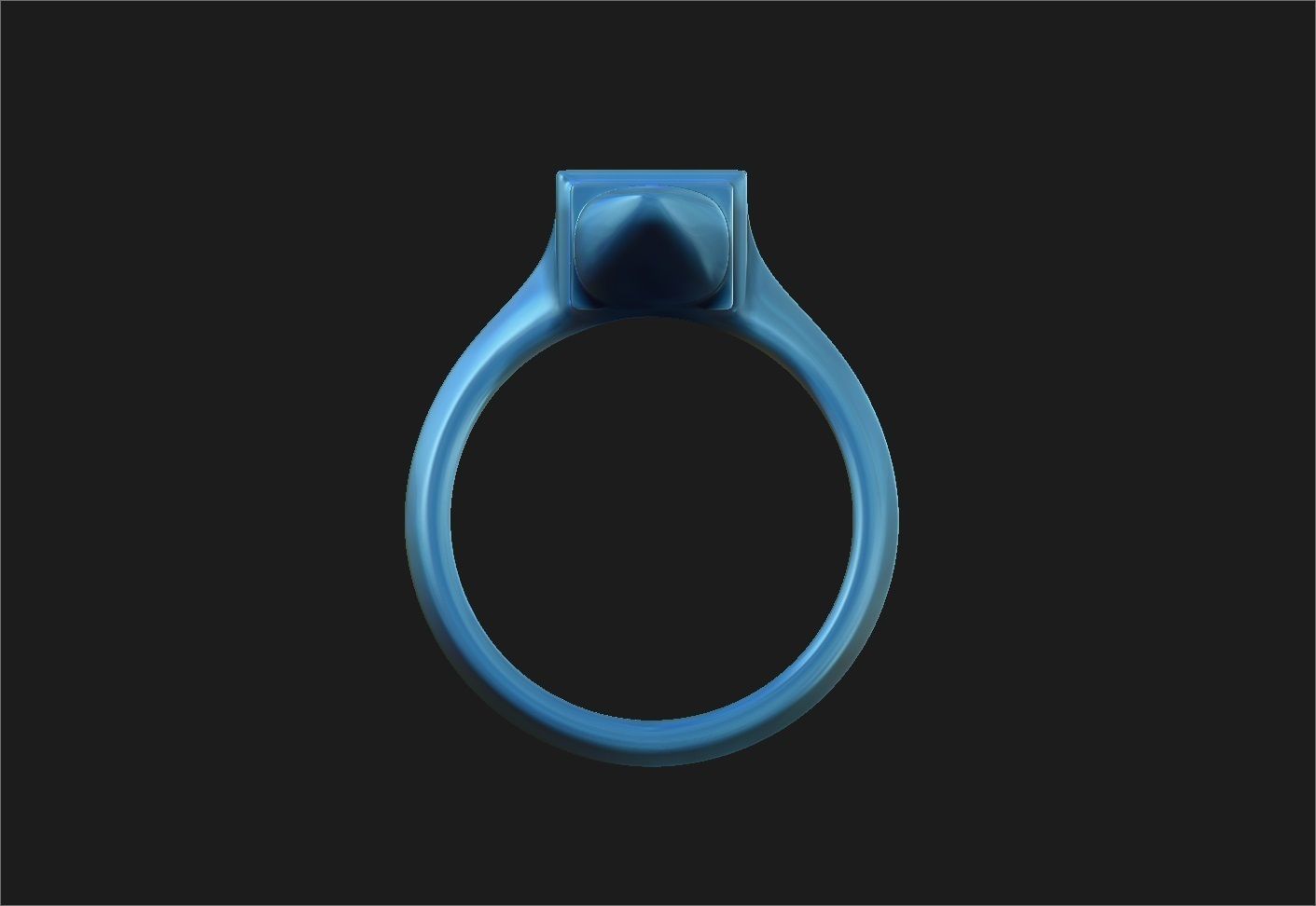 Anvil Ring 3D print model_12