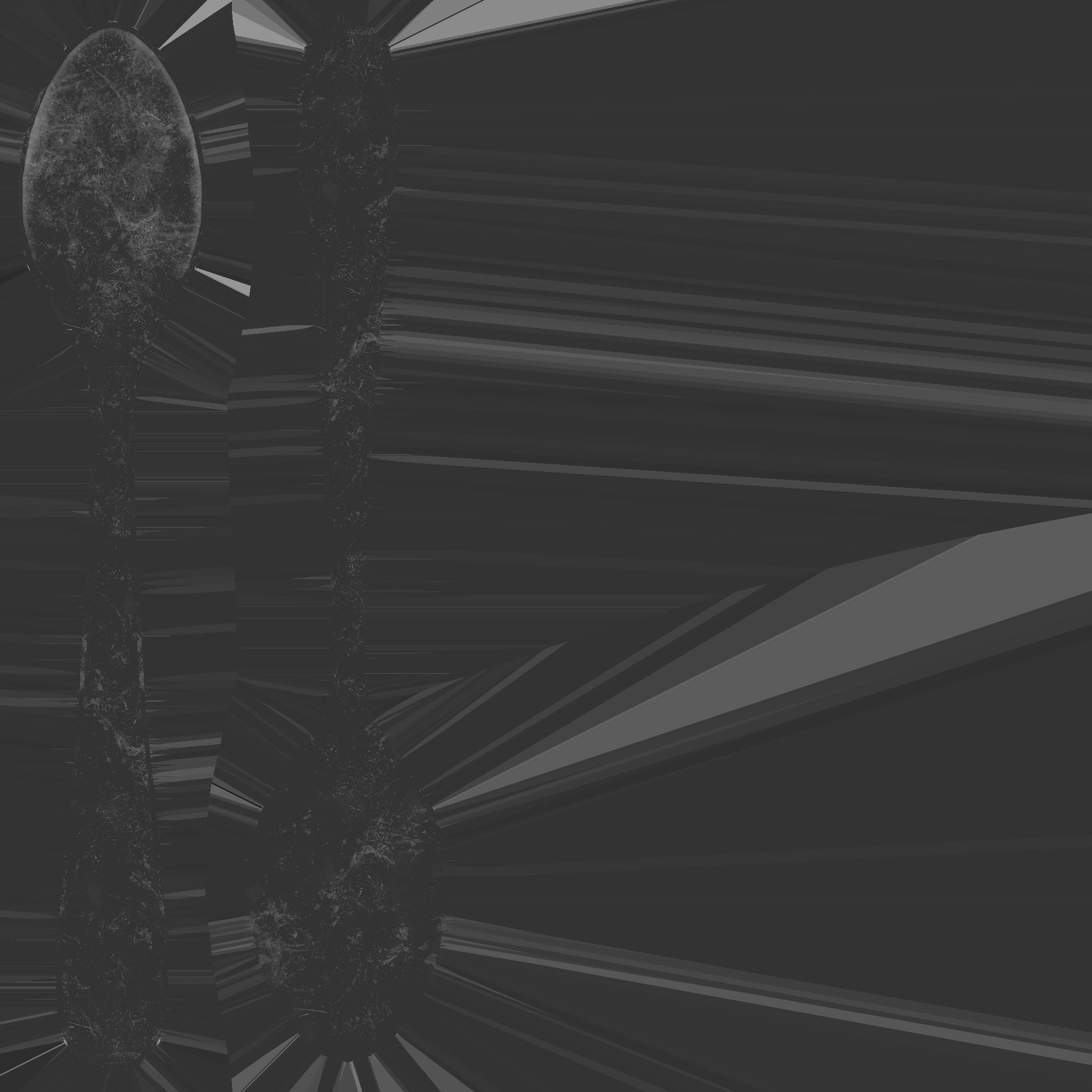 Spoon Low-poly 3D model_9