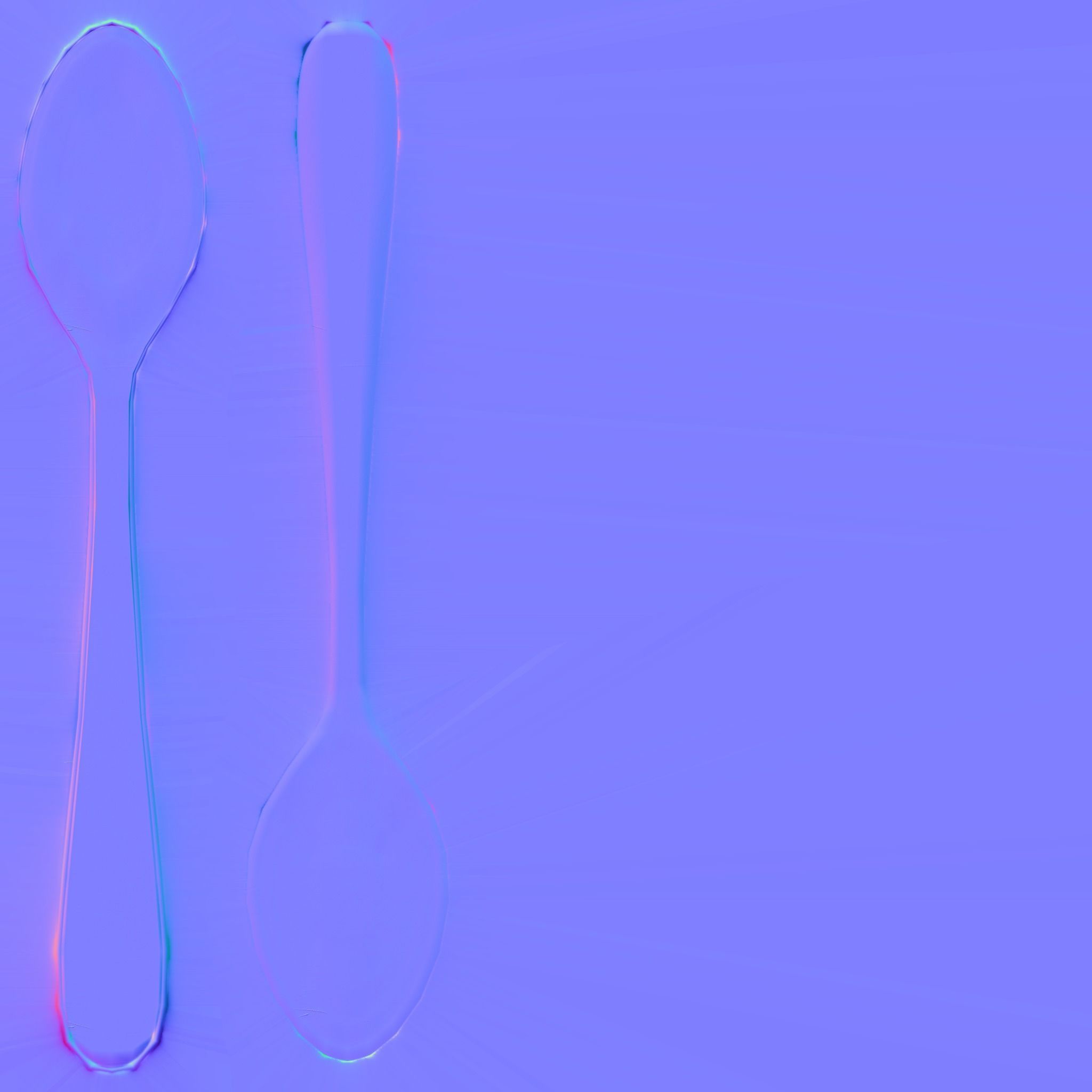 Spoon Low-poly 3D model_8