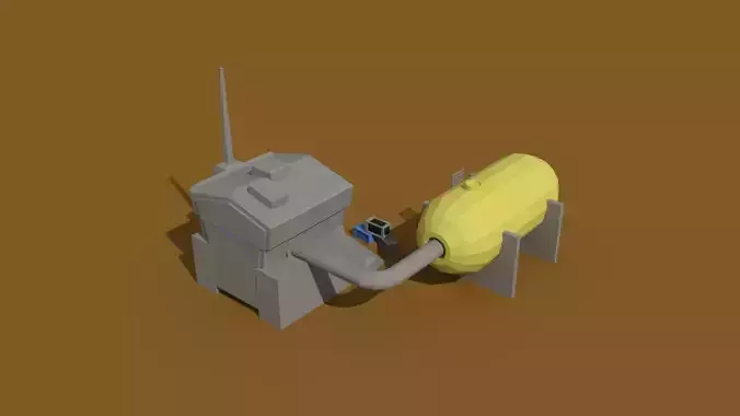 Low Poly Scifi Generator