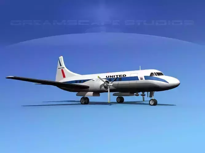 Convair CV-340 United Airlines