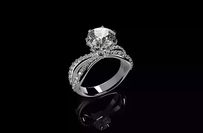 Solitaire Diamond Engagement Rings N6