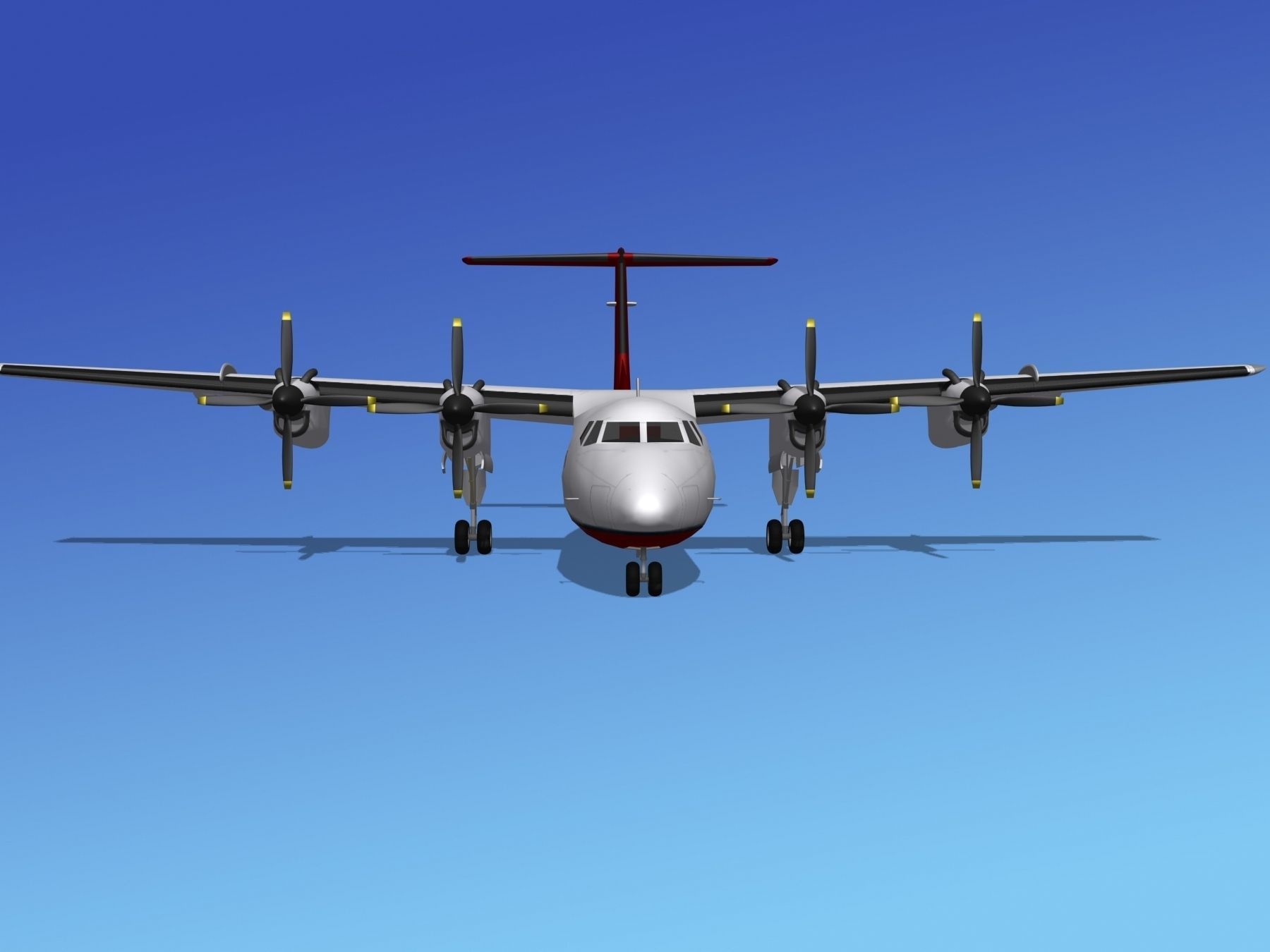Dehavilland DHC-7 Air Scot 3D model_1