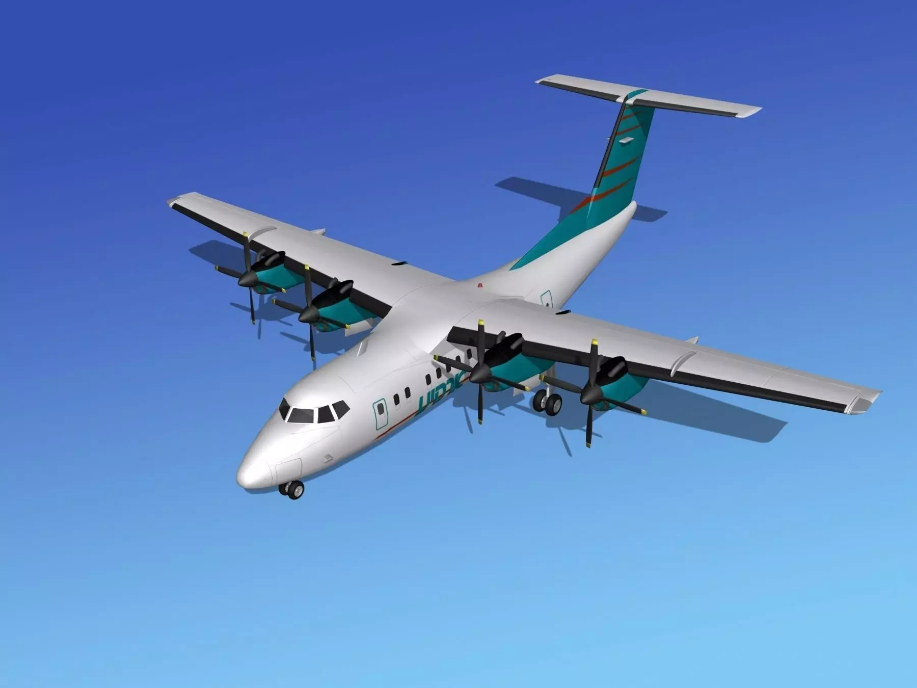 Dehavilland DHC-7 Arkia 3D model_0