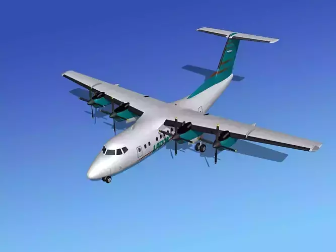 Dehavilland DHC-7 Arkia 3D model