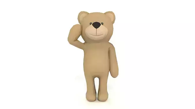 TeddyBear teddy bear Low-poly 3D model