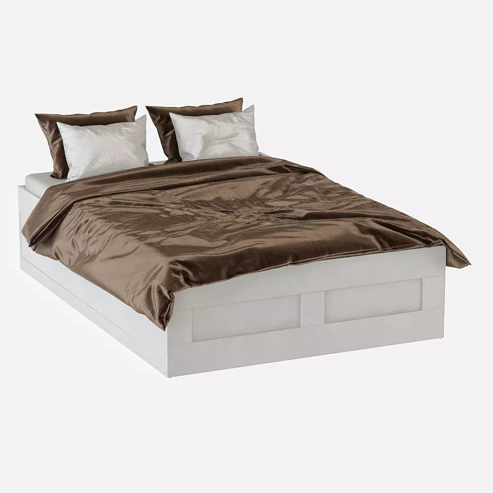 Bed Brimnes 3D model_0