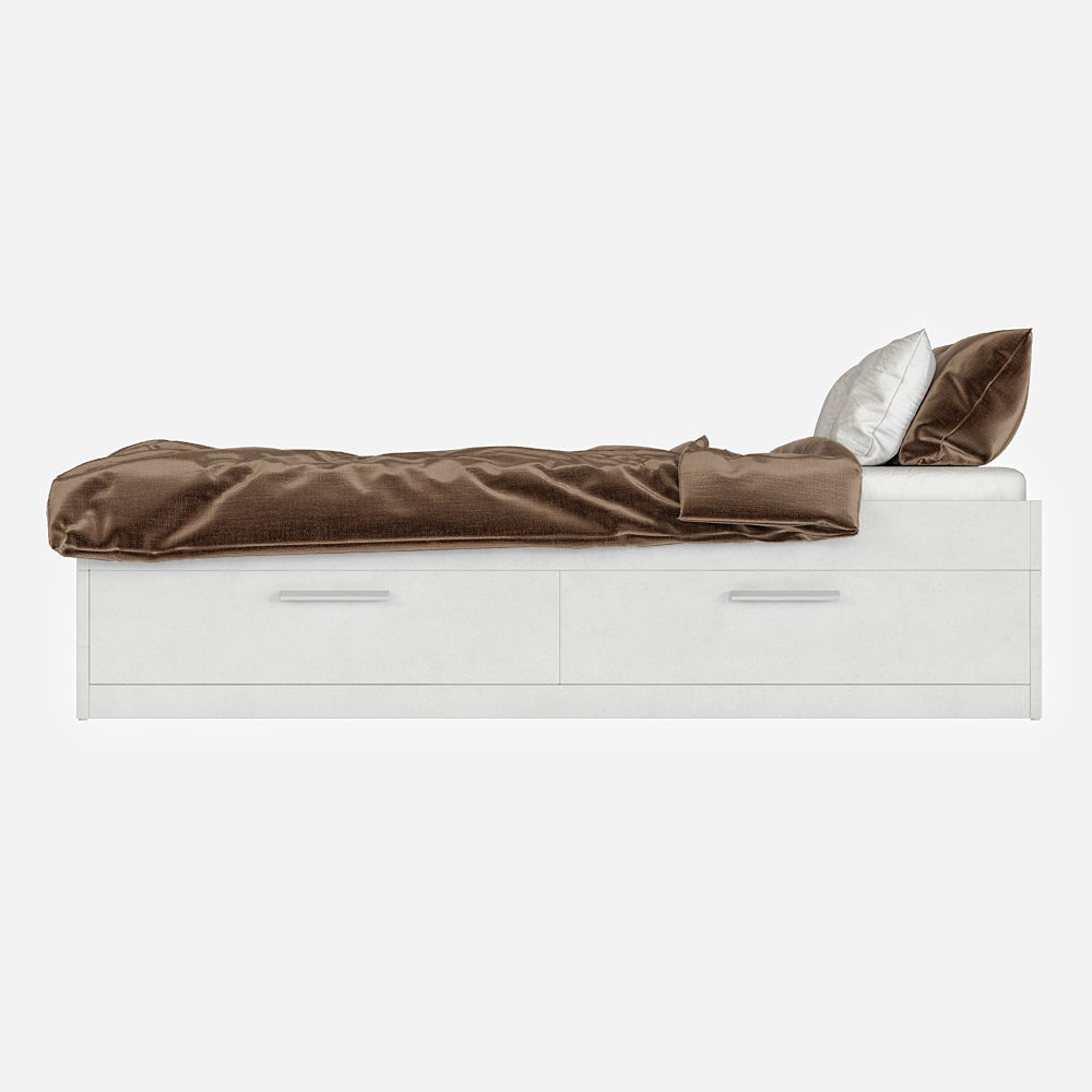 Bed Brimnes 3D model_6
