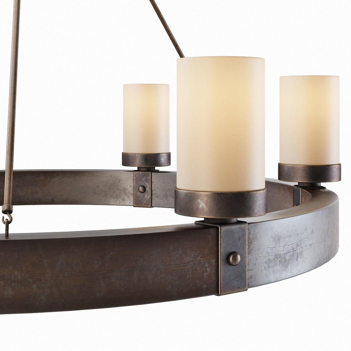 Arturo 6-Light Round Chandelier 3D model_2