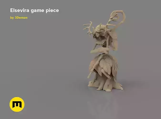 Elsevira figure 3D print model