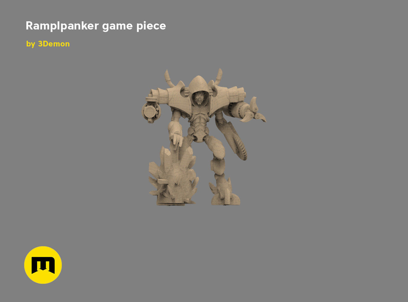 Ramplpanker figure 3D print model_3