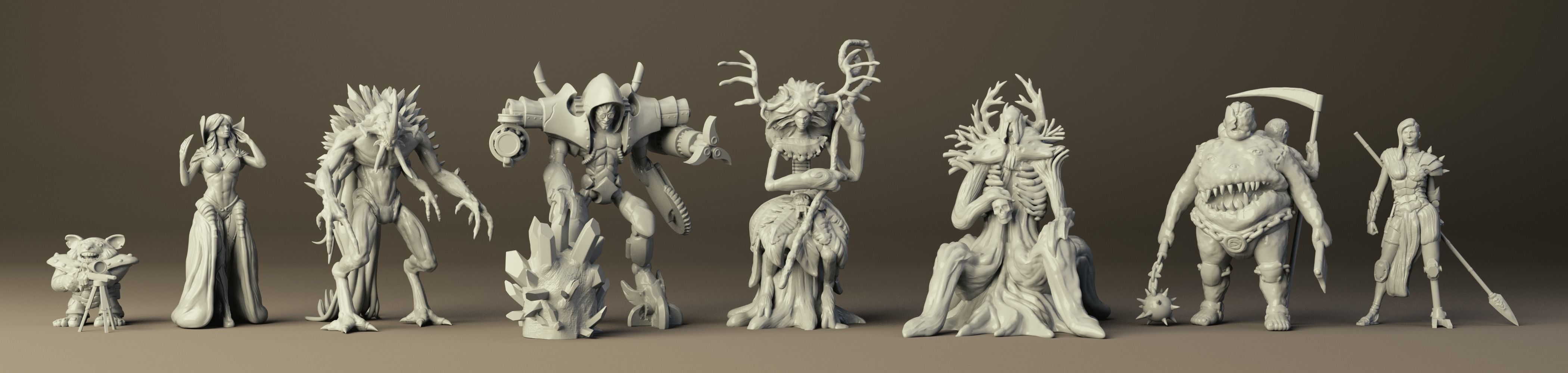 Ramplpanker figure 3D print model_10