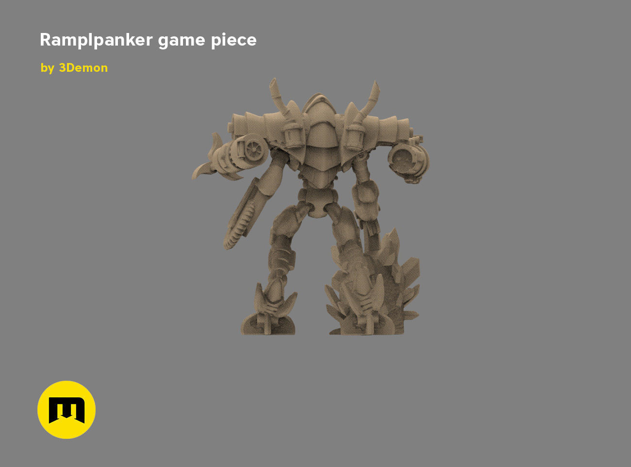 Ramplpanker figure 3D print model_6