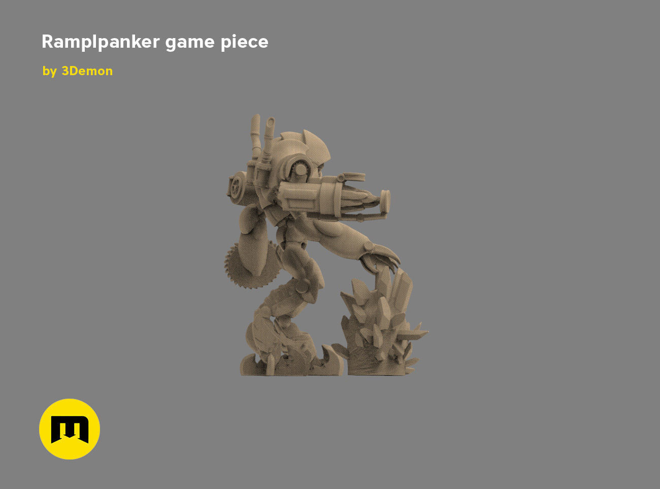 Ramplpanker figure 3D print model_5