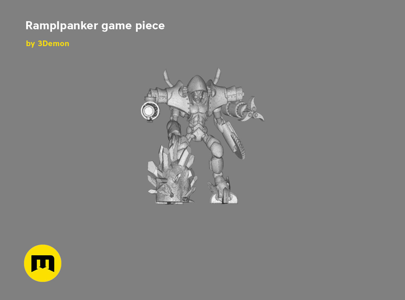 Ramplpanker figure 3D print model_9