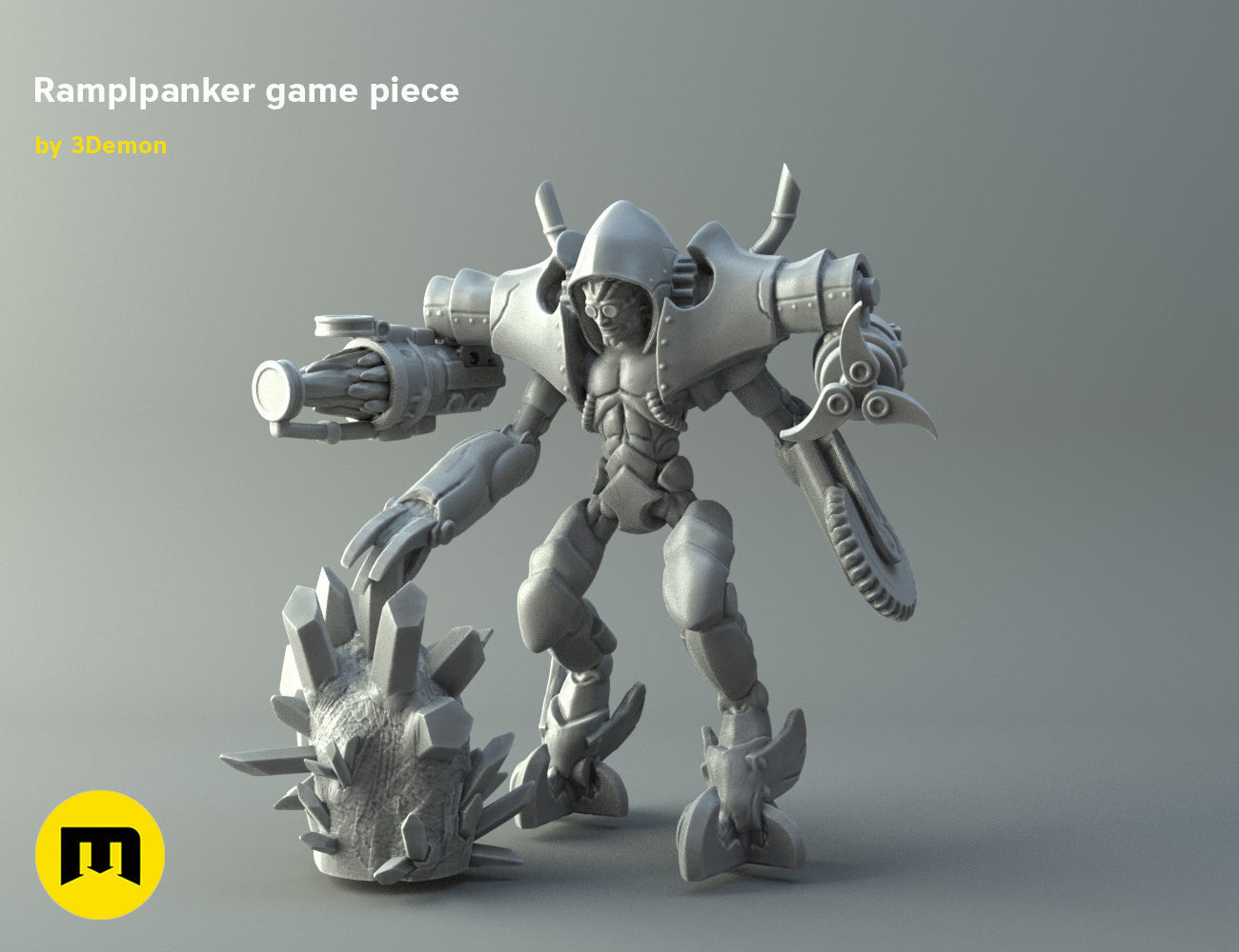 Ramplpanker figure 3D print model_1