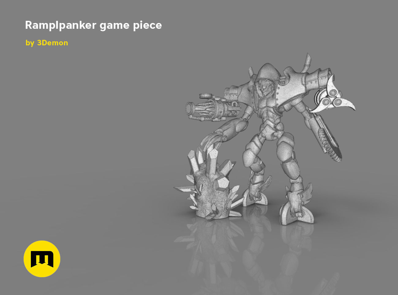 Ramplpanker figure 3D print model_13