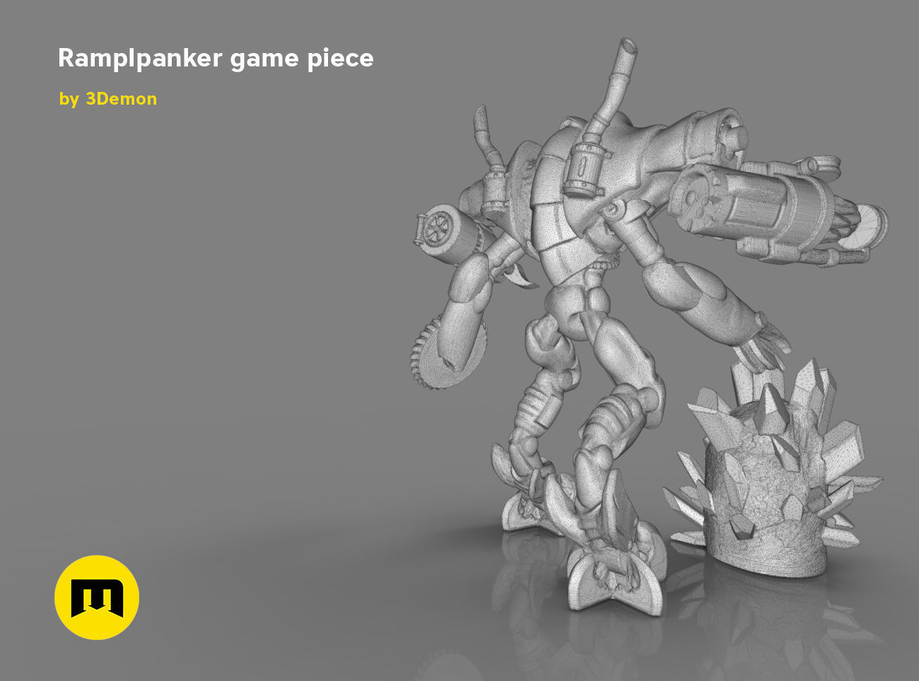 Ramplpanker figure 3D print model_14