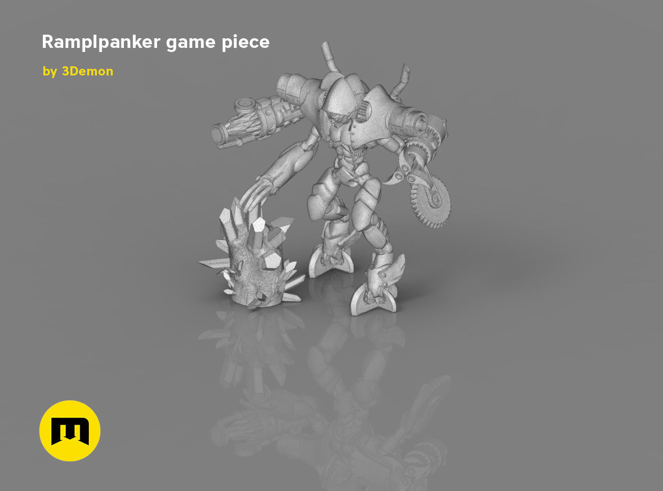 Ramplpanker figure 3D print model_19