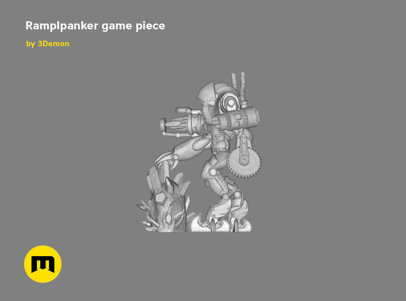 Ramplpanker figure 3D print model_17