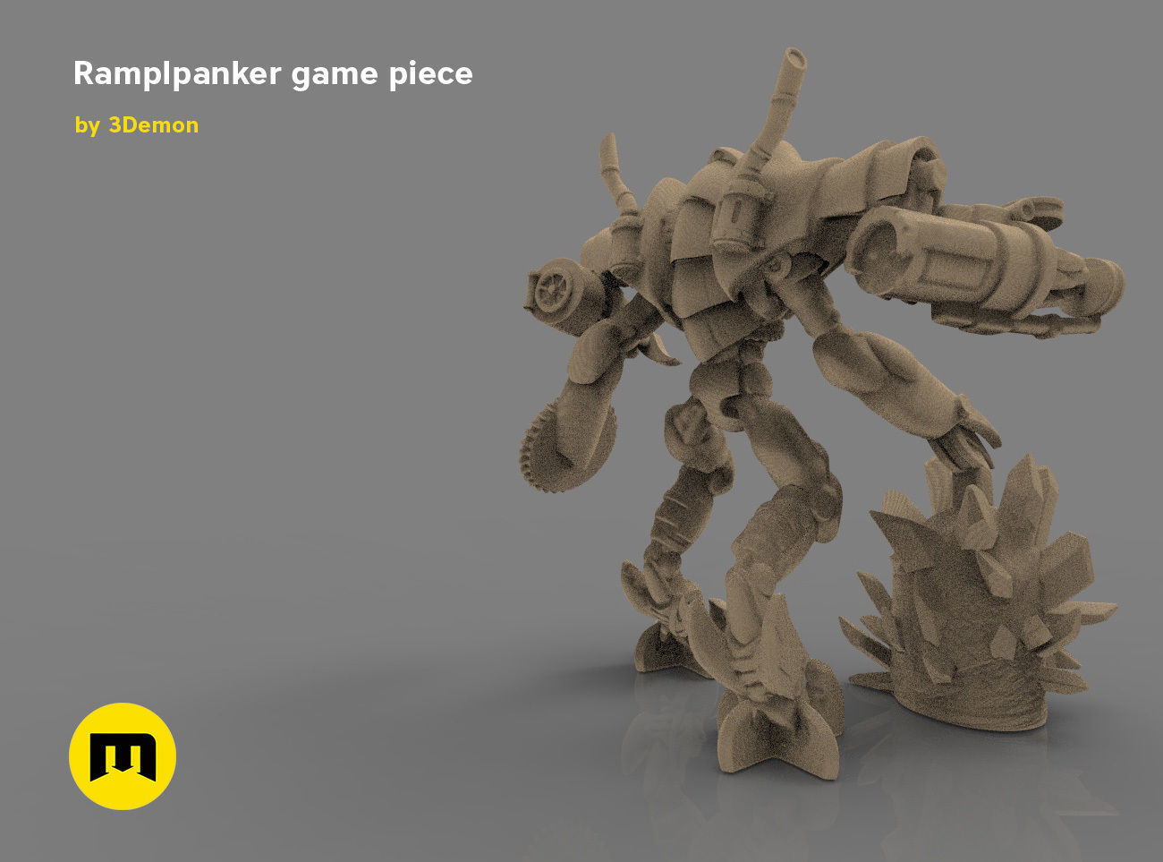 Ramplpanker figure 3D print model_2