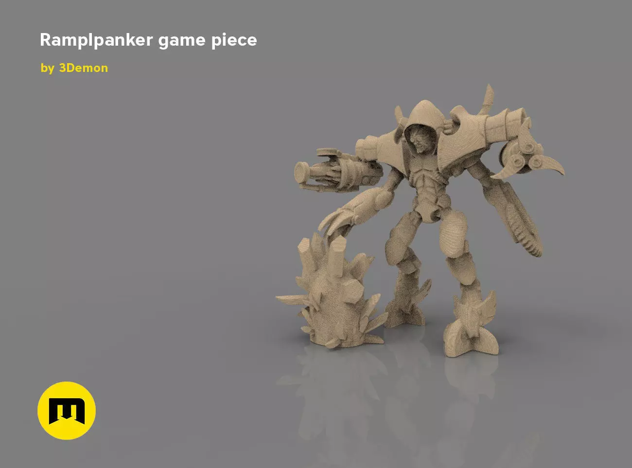 Ramplpanker figure 3D print model_0