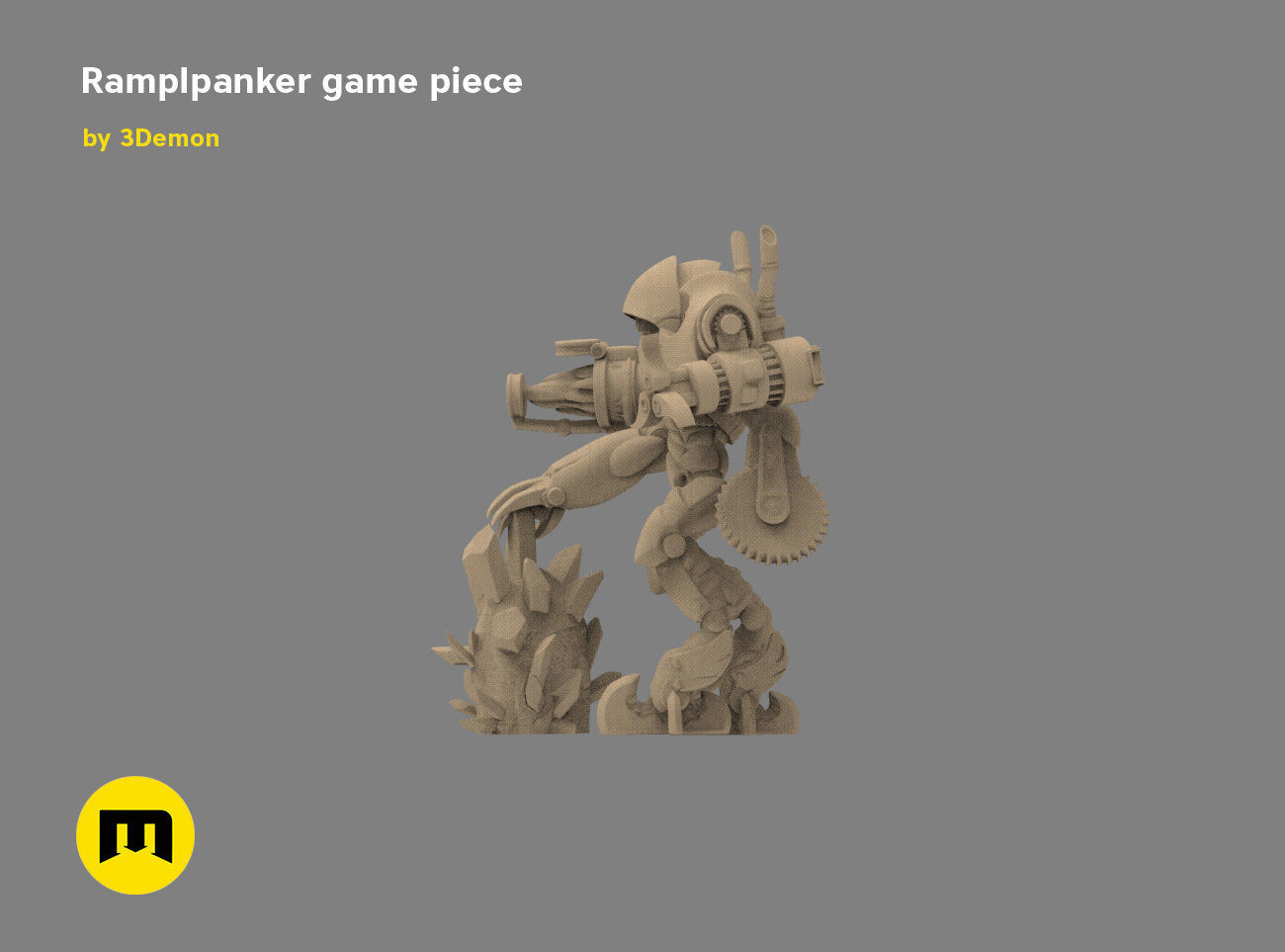 Ramplpanker figure 3D print model_4