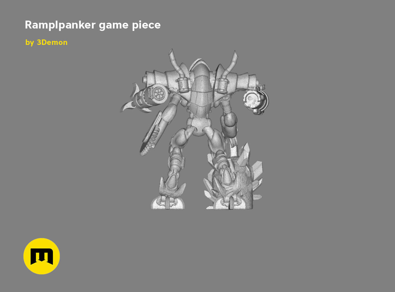 Ramplpanker figure 3D print model_15