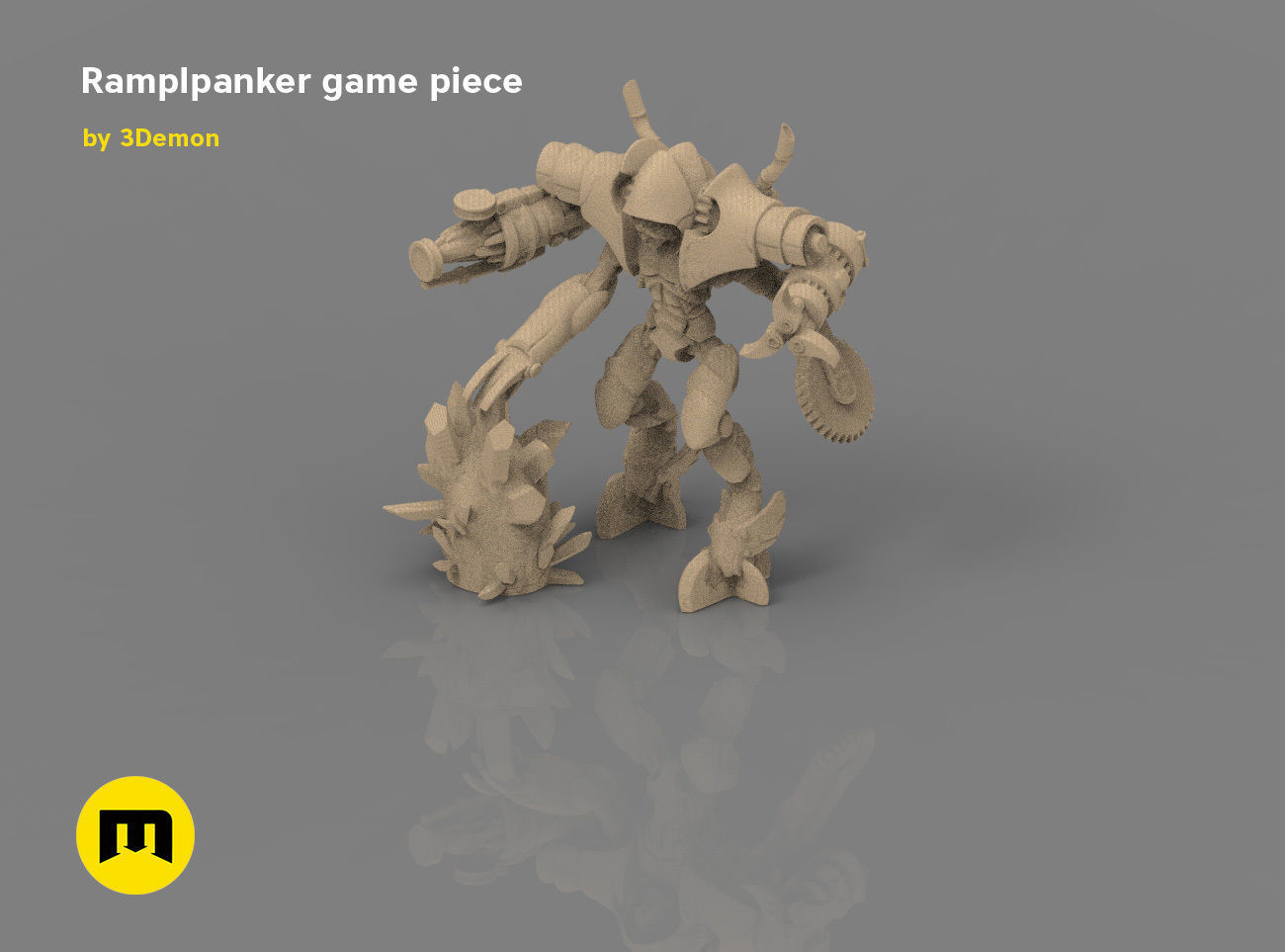 Ramplpanker figure 3D print model_8