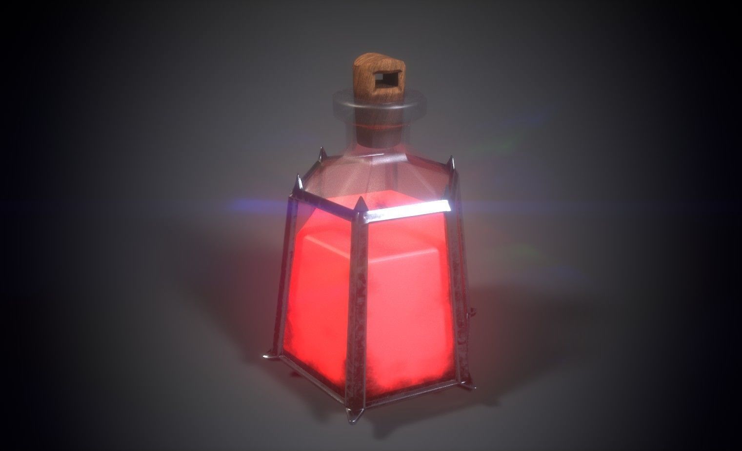 Potions Pack Low-poly 3D model_0