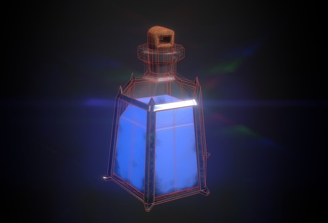 Potions Pack Low-poly 3D model_4