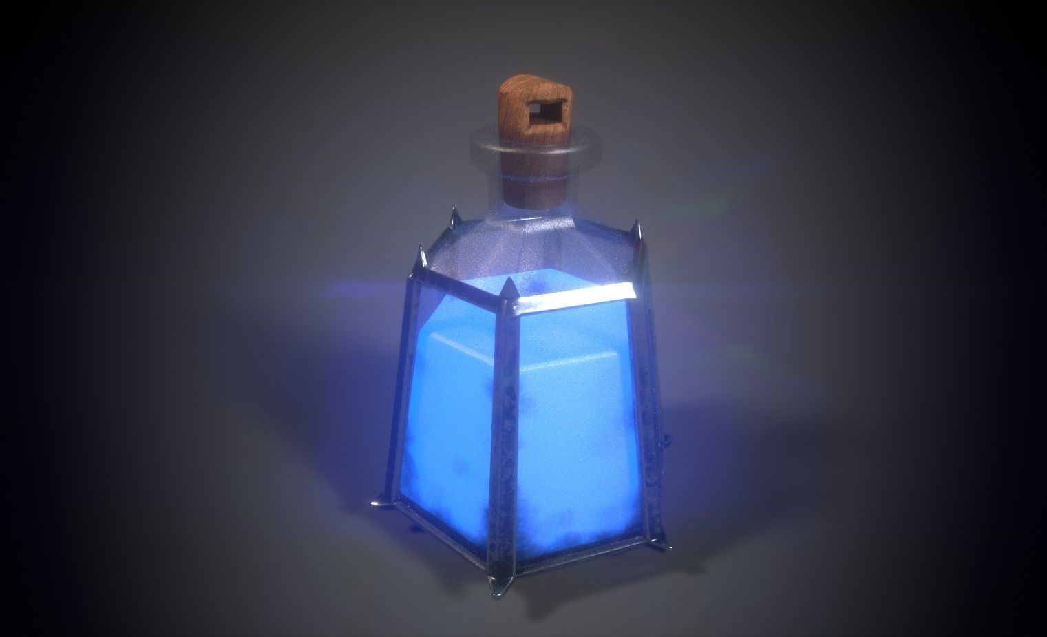 Potions Pack Low-poly 3D model_3