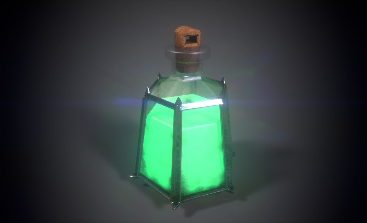 Potions Pack Low-poly 3D model_1