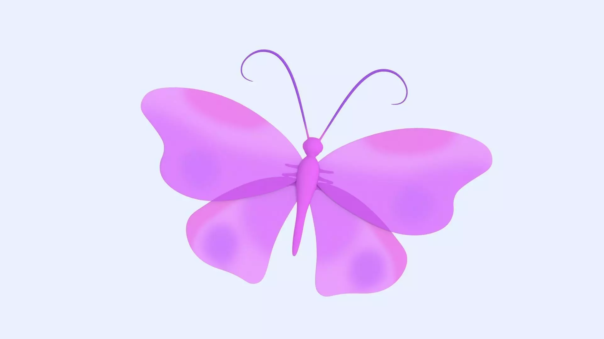 Butterfly Rigged 3D model_0