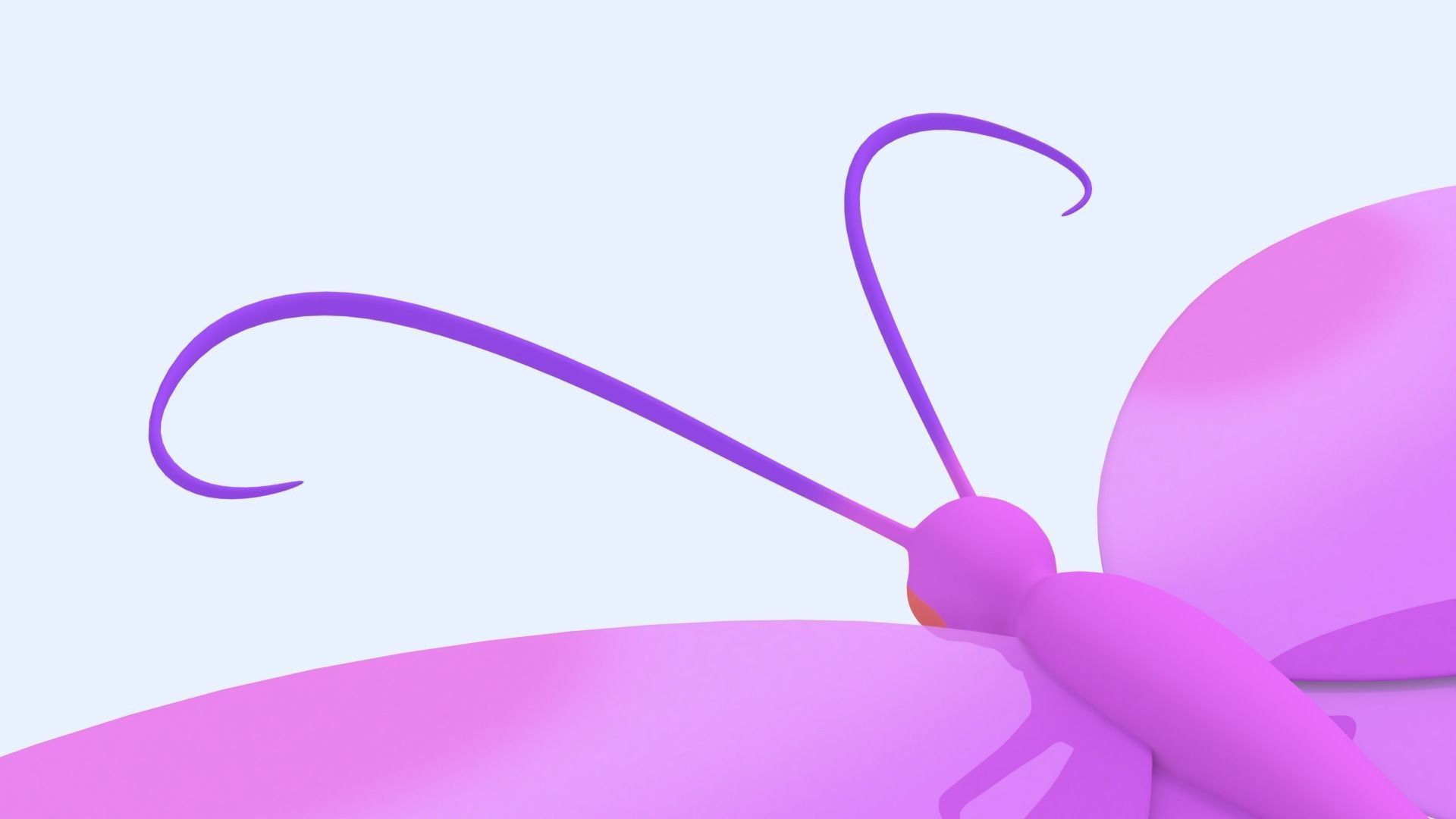 Butterfly Rigged 3D model_4