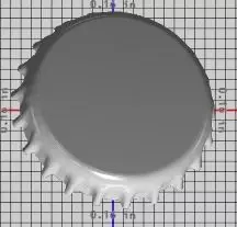 3D Bottle Cap  3D print model_0