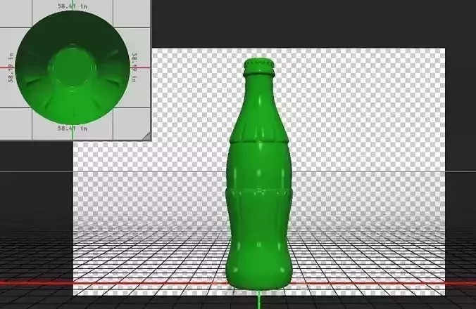 3D bottle printable 3D print model