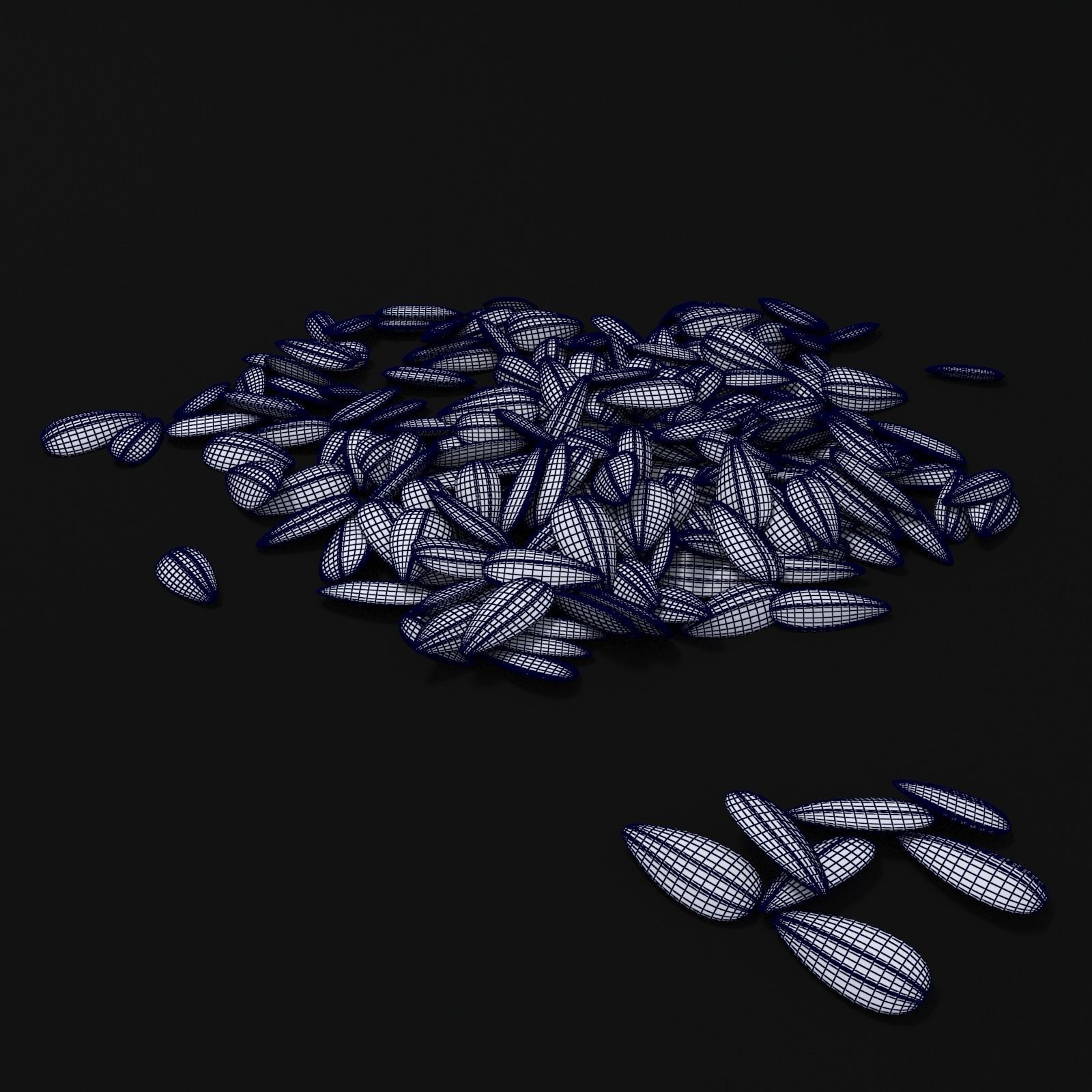 Seeds 3D model_10