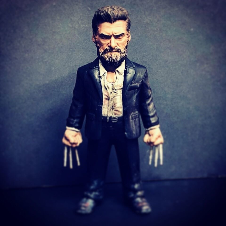 LOGAN 3D print model wolverine action figure in hand 3D print model_1