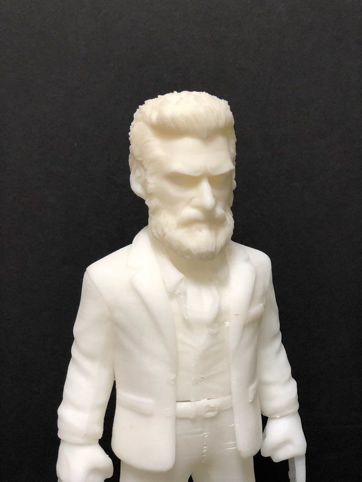 LOGAN 3D print model wolverine action figure in hand 3D print model_5