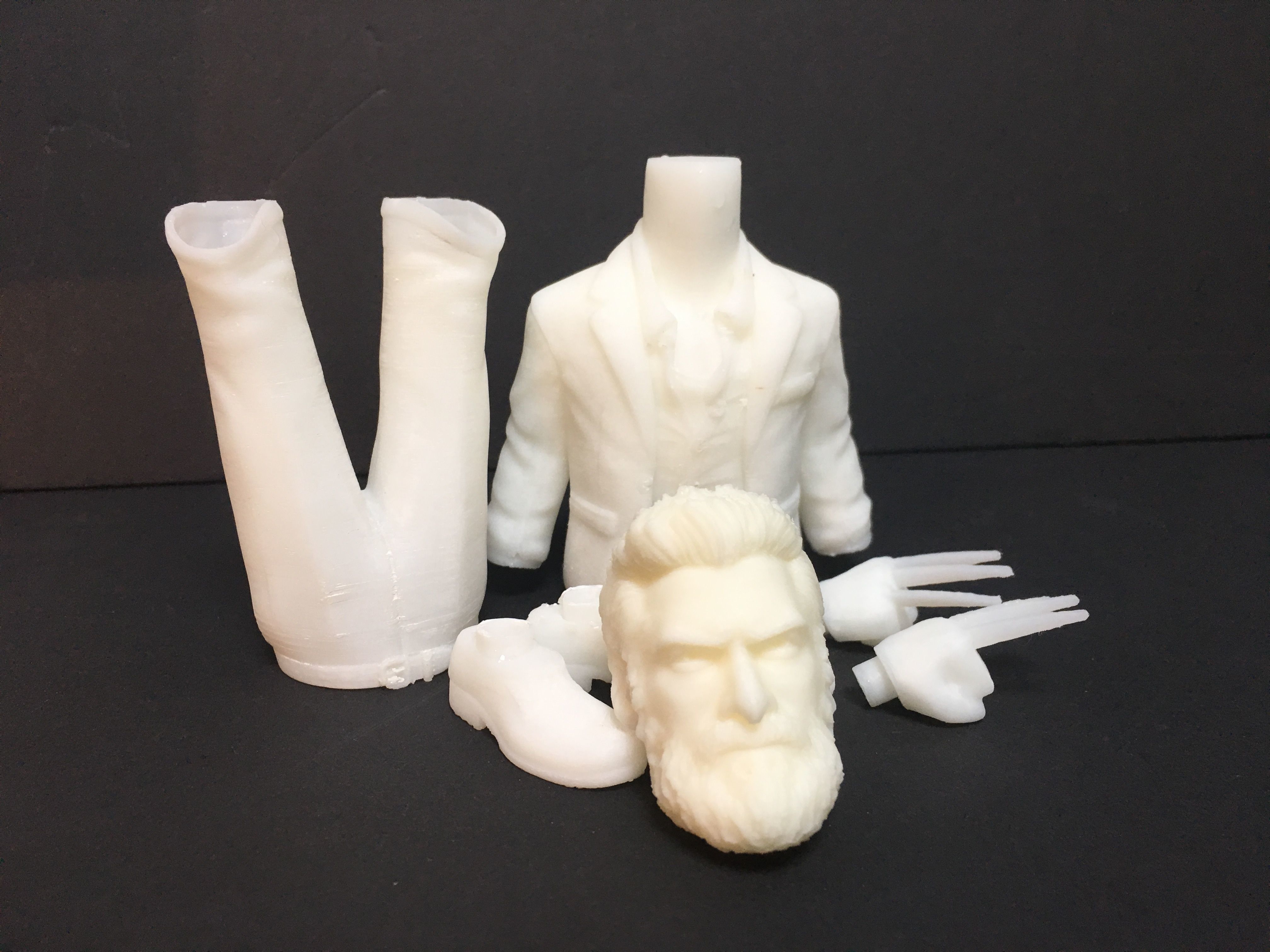 LOGAN 3D print model wolverine action figure in hand 3D print model_2